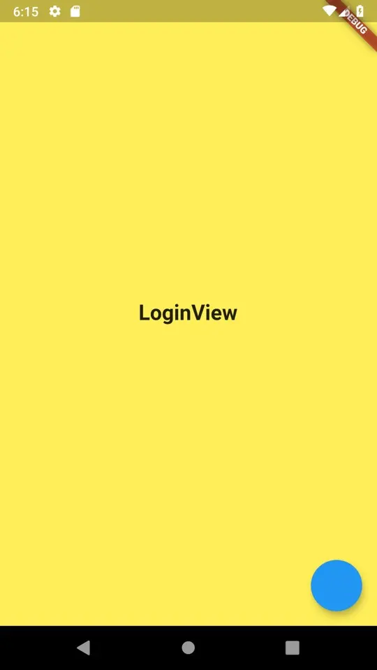 Login view after signup restart